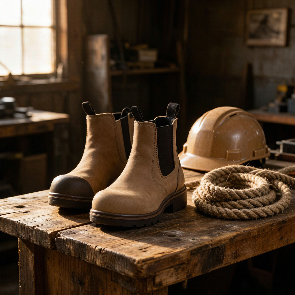 Botas Chelsea de seguridad sin cordones
